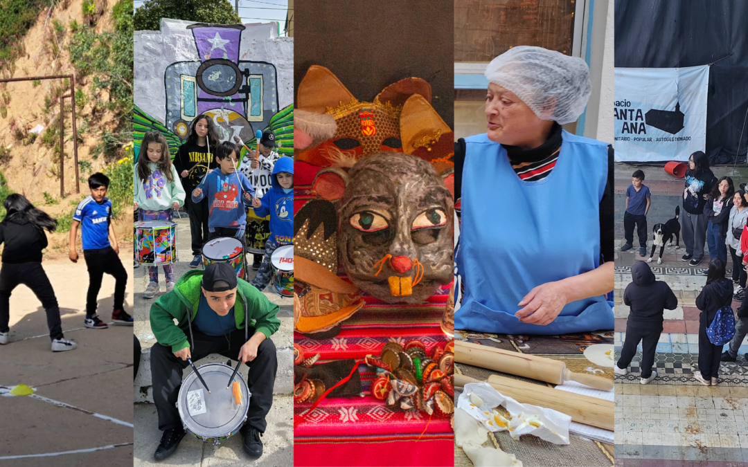 Diversidad de talleres en el Espacio Comunitario Santa Ana del cerro Cordillera