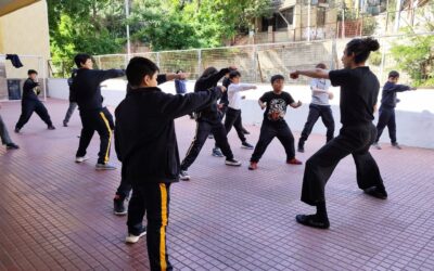 Cuarto Encuentro de Arte Urbano en las escuelas del cerro Cordillera