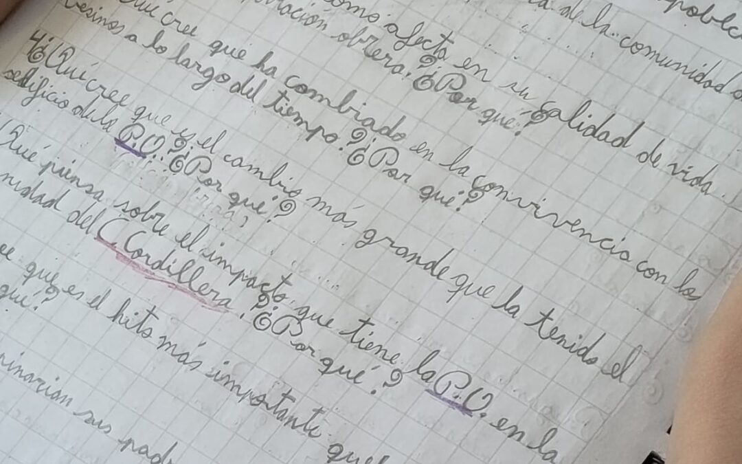 Estudiantes del cerro Cordillera producen podcast sobre patrimonio local