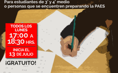 Preuniversitario en el espacio comunitario Santa Ana del Cerro Cordillera
