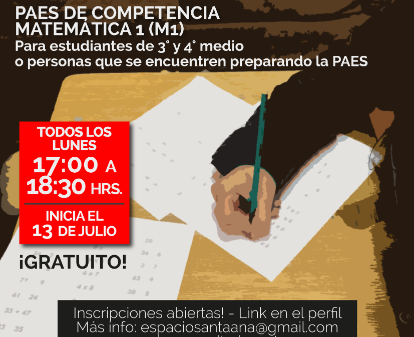 Preuniversitario en el espacio comunitario Santa Ana del Cerro Cordillera